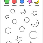 Identify Shapes Worksheet Kindergarten Color The Shapes Worksheet