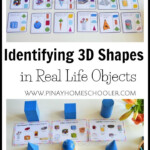 Identifying 3D Shapes In Real Life Objects shapes math preschool