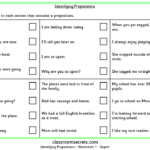 Identifying Prepositions KS2 SPAG Test Practice Classroom Secrets