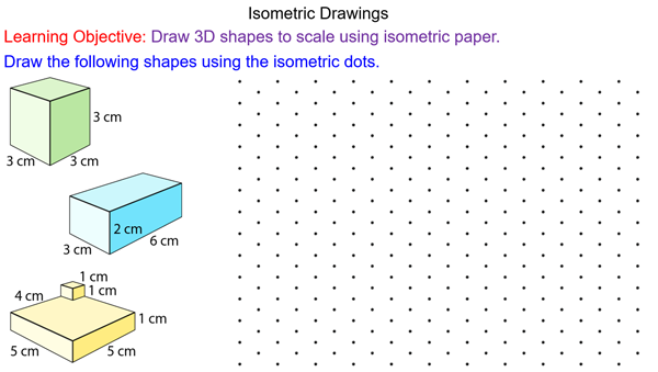 Isometric Drawings Mr Mathematics