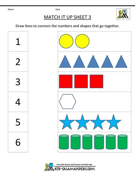 Kindergarten Math Worksheets Math Activities Preschool Kindergarten 