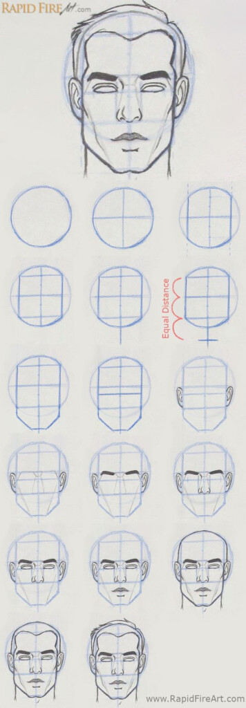 Learn The Loomis Method To Draw Faces From The Front Any Angle By 
