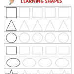 Learning Basic Shapes Worksheets Kegiatan Untuk Anak Anak