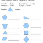 Learning Shapes 2nd Grade Worksheet Shapes Worksheets 2nd Grade