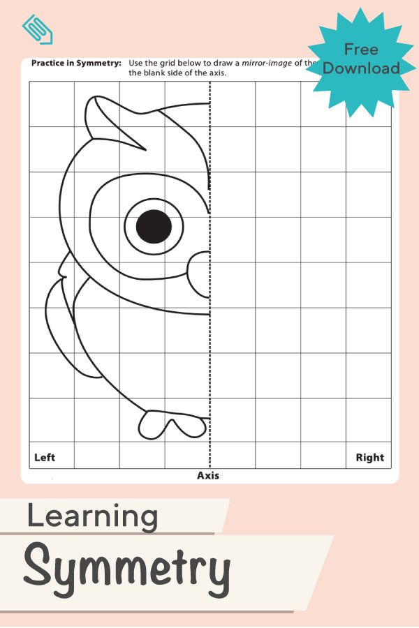 Learning Symmetry Elementary Activities Worksheets Math Activities 