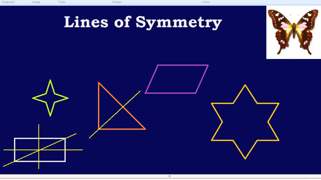 Lines Of Symmetry YouTube