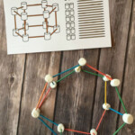Marshmallow And Toothpick Geometry Cards Math Geometric Shapes