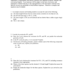 Molecular Geometry Worksheet Answers FARRAHFAYY