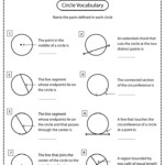 Parts Of A Circle Worksheets Math Monks