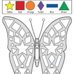 Perfect Color By Shape Worksheets Addition And Subtraction Coloring Pages
