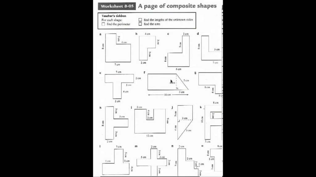 Perimeter Of Composite Shapes An Explanation YouTube
