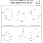 Perimeter Worksheet For Irregular Polygons Perimeter Worksheets