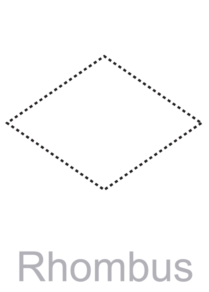 Pictures Of Rhombus Shapes Blank 101 Printable