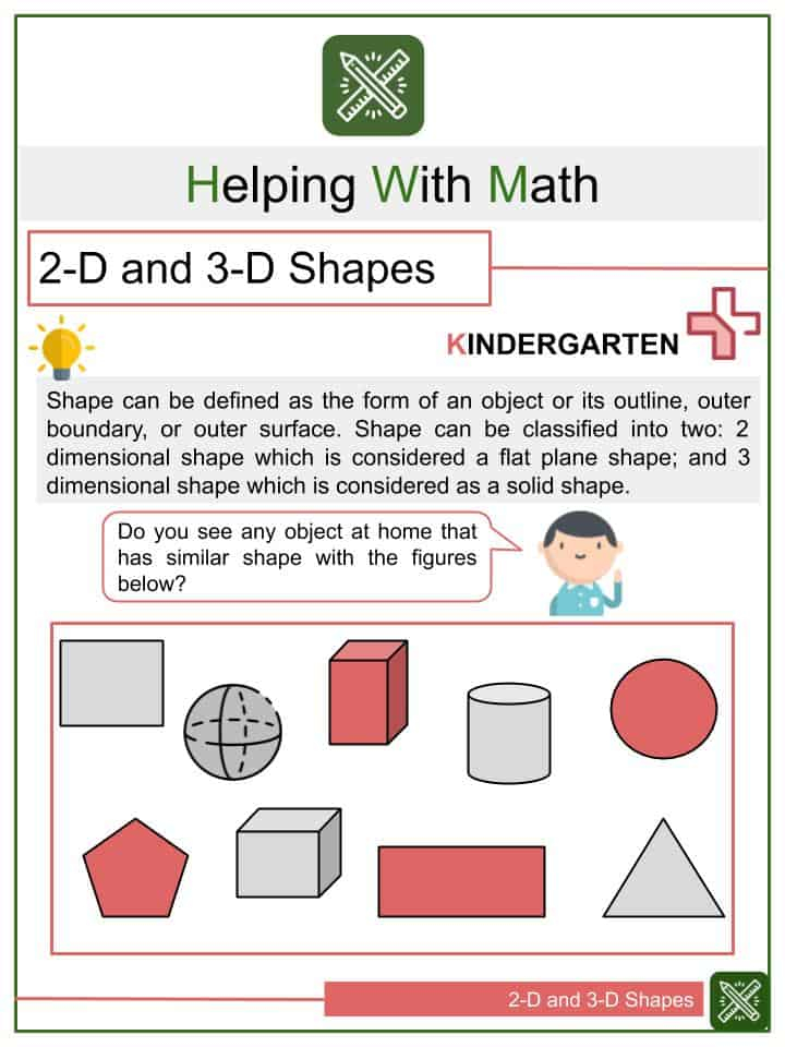 Printable Nets For 3D Shapes Cut outs Common Core Math