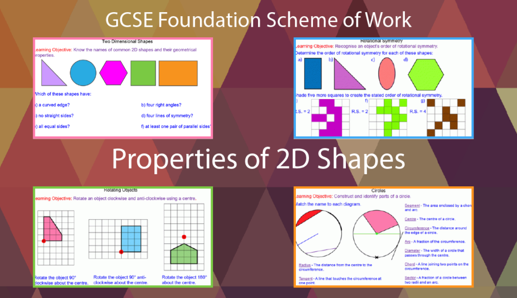 Properties Of 2D Shapes Mr Mathematics