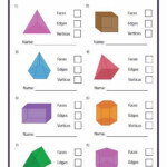 Properties Of 3D Shapes Education Math Math Lessons Grade 6 Math