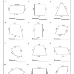 Quadrilateral Worksheets Perimeter Worksheets Quadrilaterals