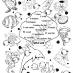 Sea Creatures Worksheet In 2020 Rainbow Fish Rainbow Fish Story Sea