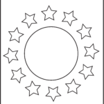 Shape Coloring Worksheet Circle And Stars FREE Printable Worksheets