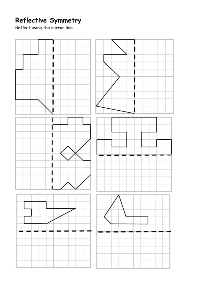 Shapes With Lines Of Symmetry Worksheet Printable Worksheets And 