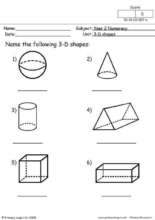 Shapes Worksheet Geometry Worksheets Geometric For Kindergarten 2 