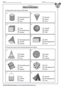 Geometric Shape Worksheets 5th Grade - ShapesWorksheets.com