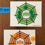 Spider Web Color Sorting Cards Spider Theme Preschool Halloween