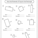 Squares And Rectangles Worksheets Math Monks
