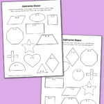 Subtraction Shapes Free Subtraction Worksheets Mamas Learning Corner