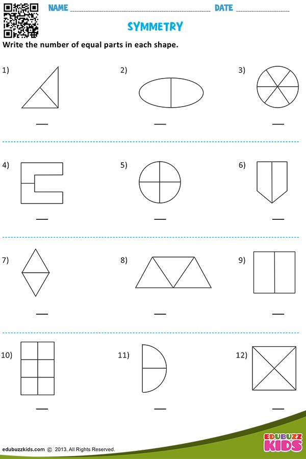 SYMMETRY In 2021 Symmetry Worksheets 1st Grade Math Worksheets Math 