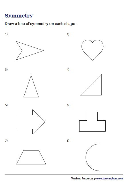 Symmetry Worksheets In 2020 Symmetry Worksheets Geometry Worksheets 