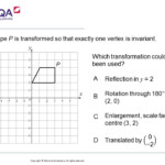 Transformations And Invariant Points Higher GCSE Maths QOTW Mr