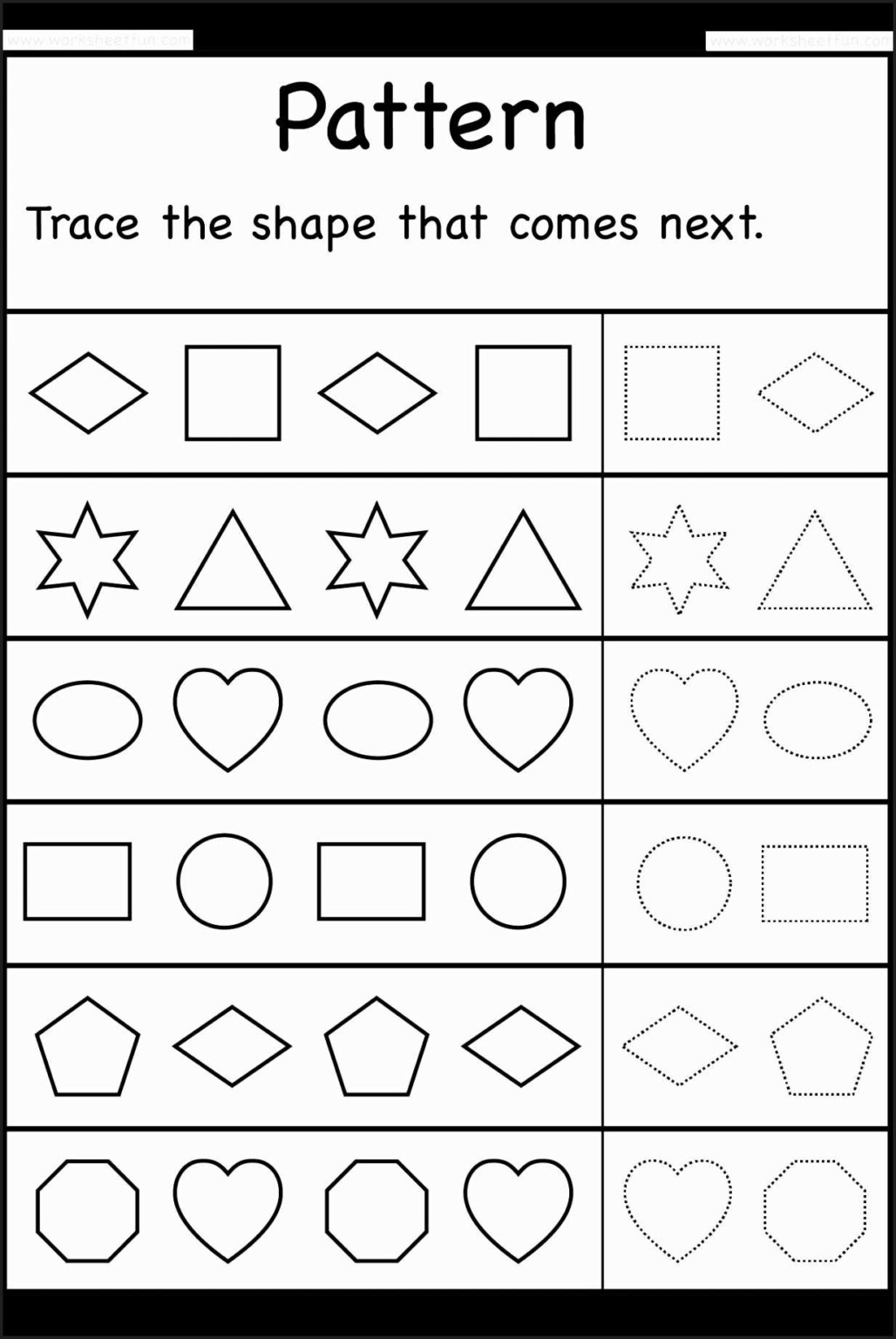 Kindergarten Math Worksheets With Shapes - ShapesWorksheets.com