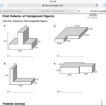 Volume Compound Shapes Sheet 1 Answers With Work COMAGS Answer Key Guide