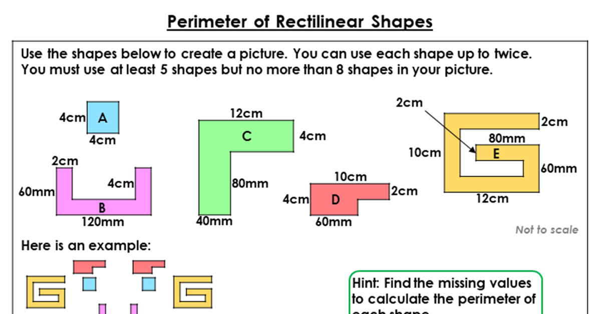 Year 4 Perimeter Of Rectilinear Shapes Lesson Primary Teaching