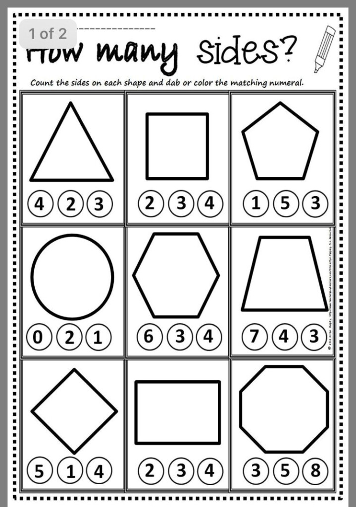 2d Shapes Worksheets For Grade 1 Pdf WorksSheet List