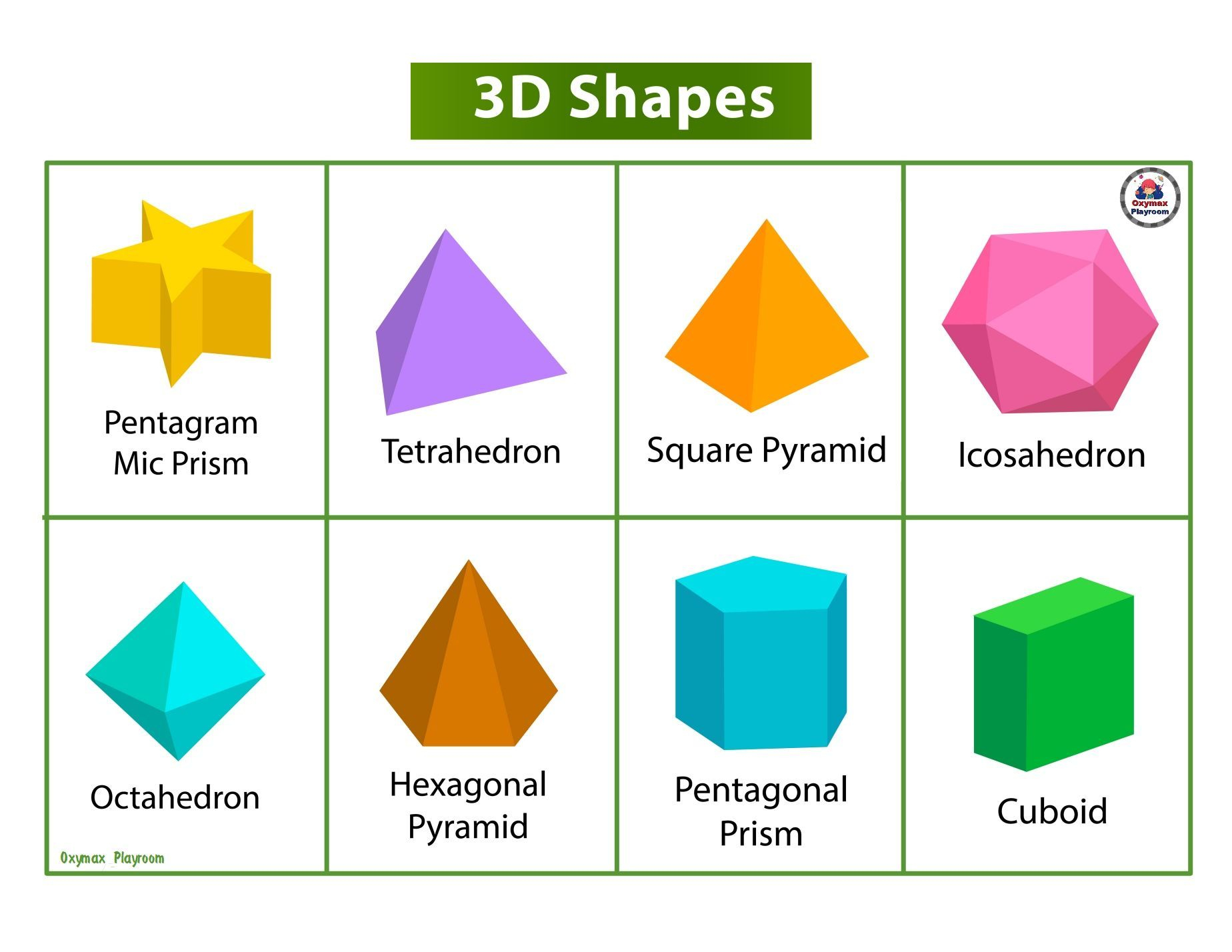 3D Shapes Free Printable Activities In 2021 Free Printable Activities 