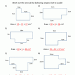 Area Of Complex Shapes Worksheets