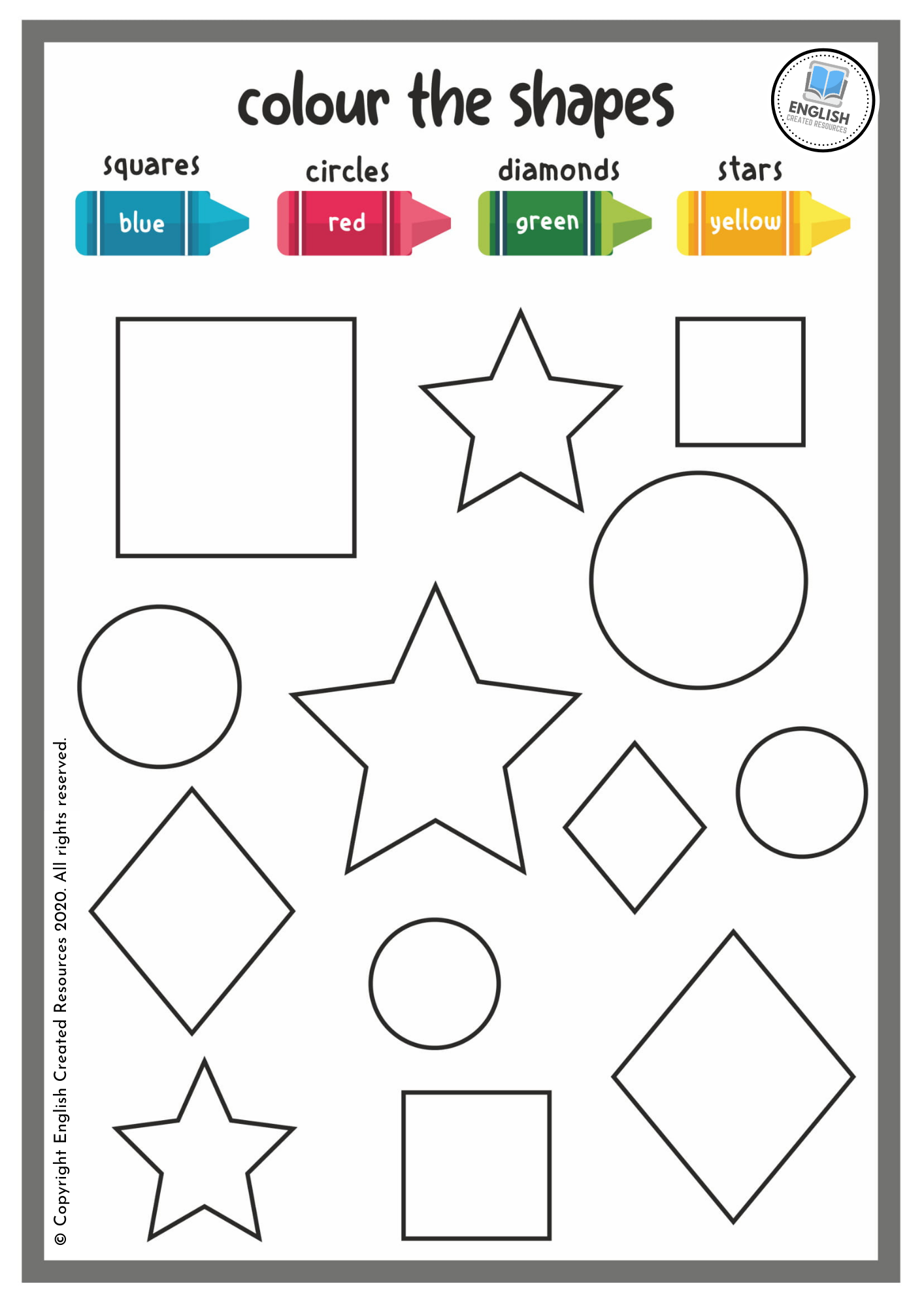 Basic Shapes Worksheets Names Of Shapes Teaching Resources Trevin Woodi