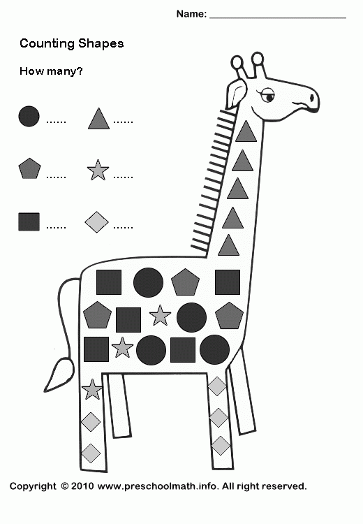 Free Printable Shape Worksheet For Kids Crafts And Worksheets For 