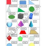 GEOMETRIC SHAPES ESL Worksheet By Juanmadrid