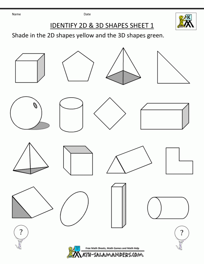 Geometric Shapes Worksheets 99Worksheets