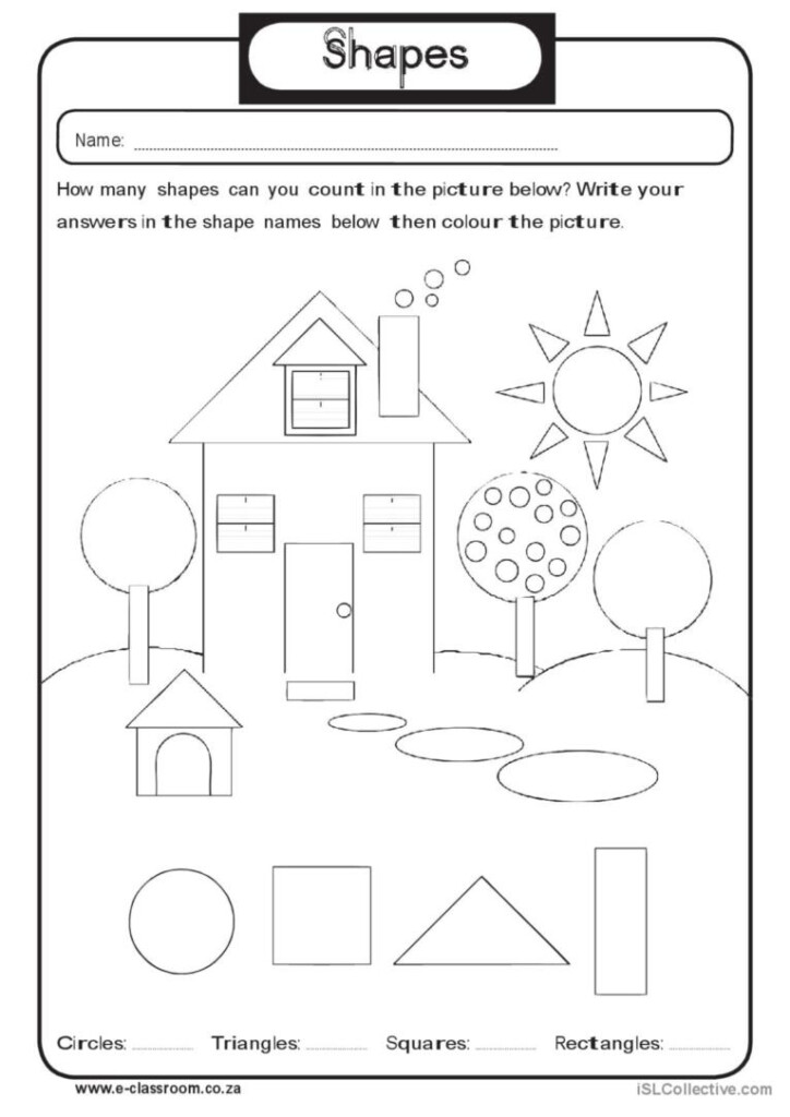 Geometry Shapes English ESL Worksheets Pdf Doc