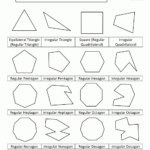 Printable Shapes Regular And Irregular Shapes Bw Polygons Anchor Chart