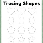 Shape Tracing Worksheet Shape Tracing Worksheets Free Preschool