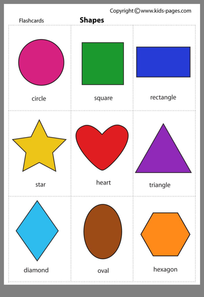 Shapes For Toddlers Printable