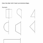 Symmetry Worksheets Kindergarten Printable Kindergarten Worksheets