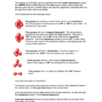 Worksheet 13 Molecular Shapes The Shapes Of Molecules Can Be